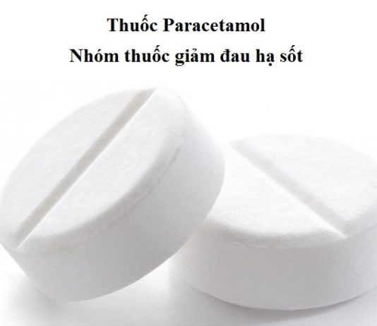 thuoc paracetamol sanofi 500mg nhom thuoc giam dau ha sot